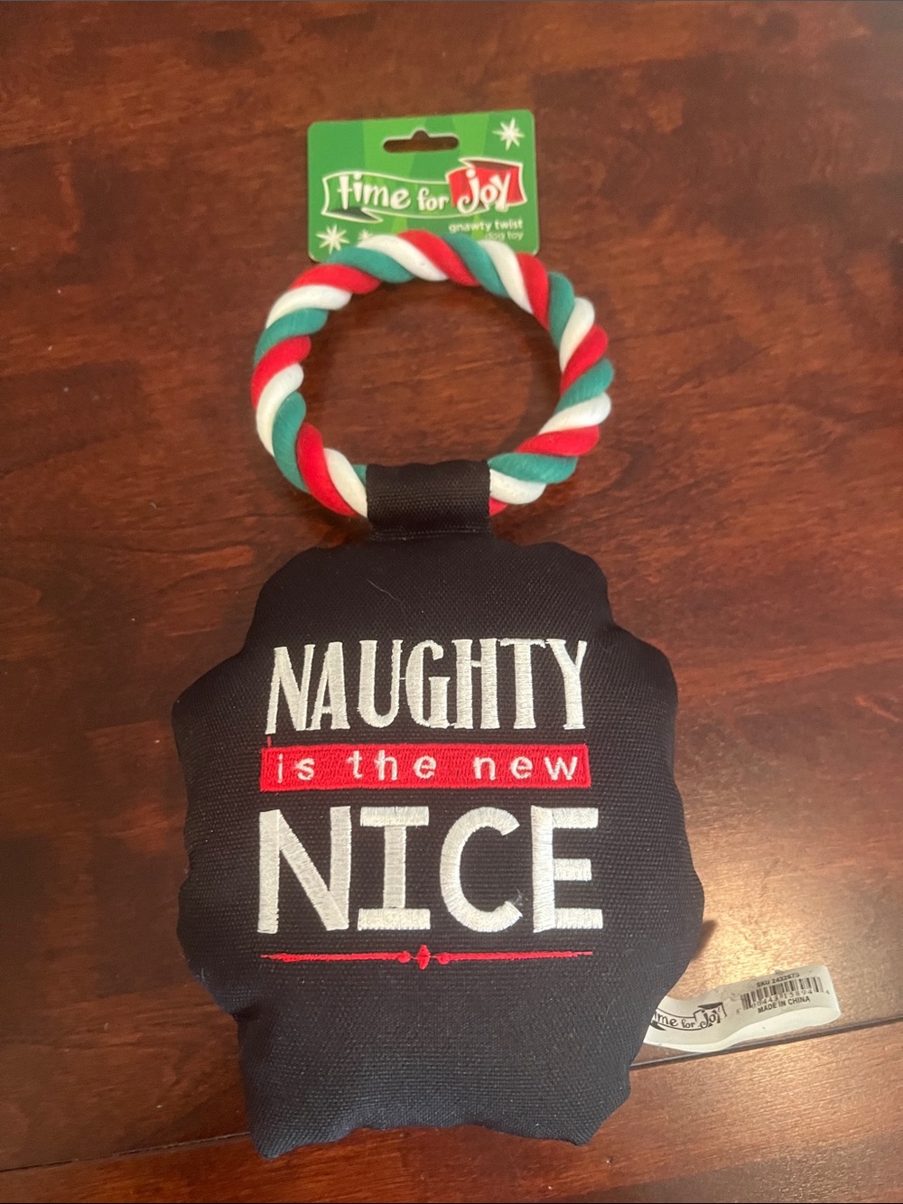 Net Christmas dog toy